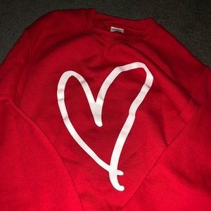 Heart sweatshirt